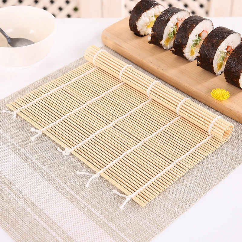 Sushi Making Kit - Бамбуковый коврик для суши с антипригарным
