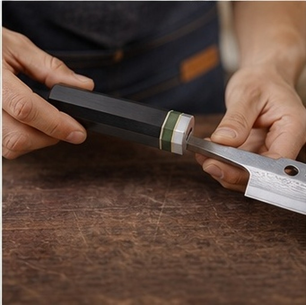 Japanese Knife - Восьмиугольная рукоятка для кухонного ножа из