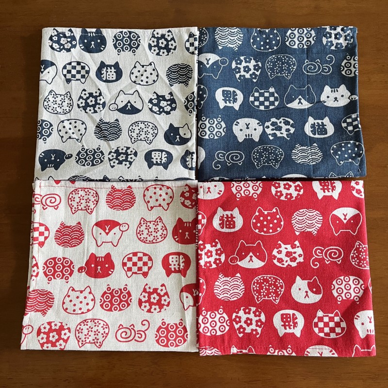 Furoshiki - Полотенце для рук разных размеров, японский