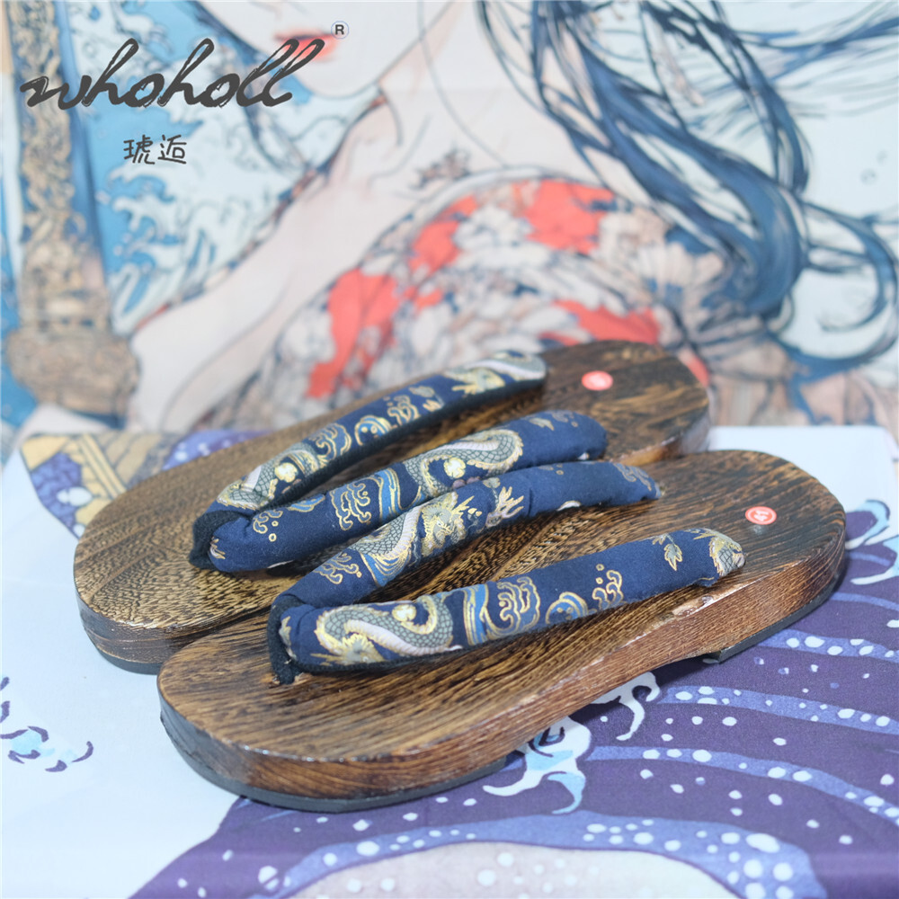 Geta Wooden Sandal - Мужские деревянные сабо, тапочки, женские японские